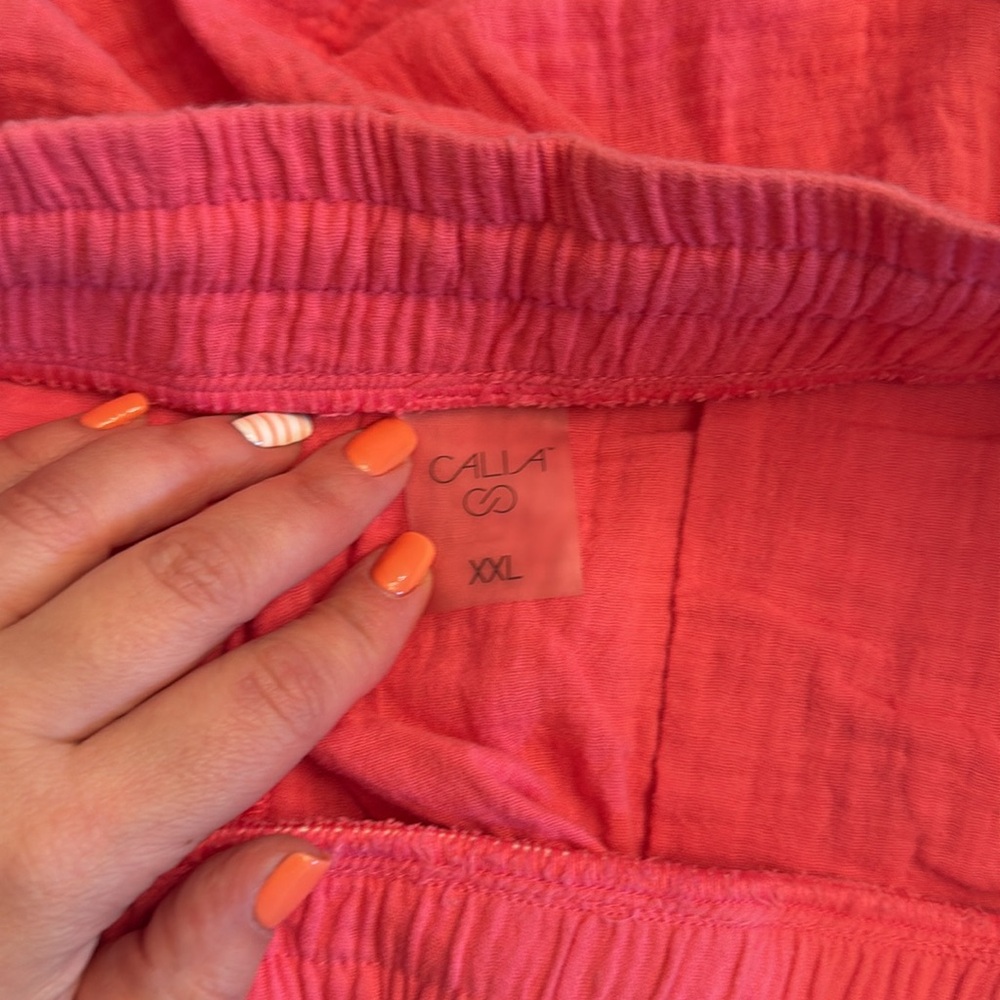 Calia Pink Drawstring Shorts - Picture 3 of 5